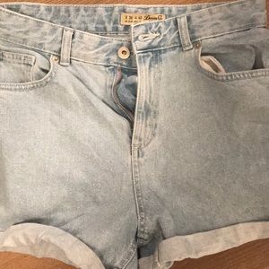 High waisted shorts